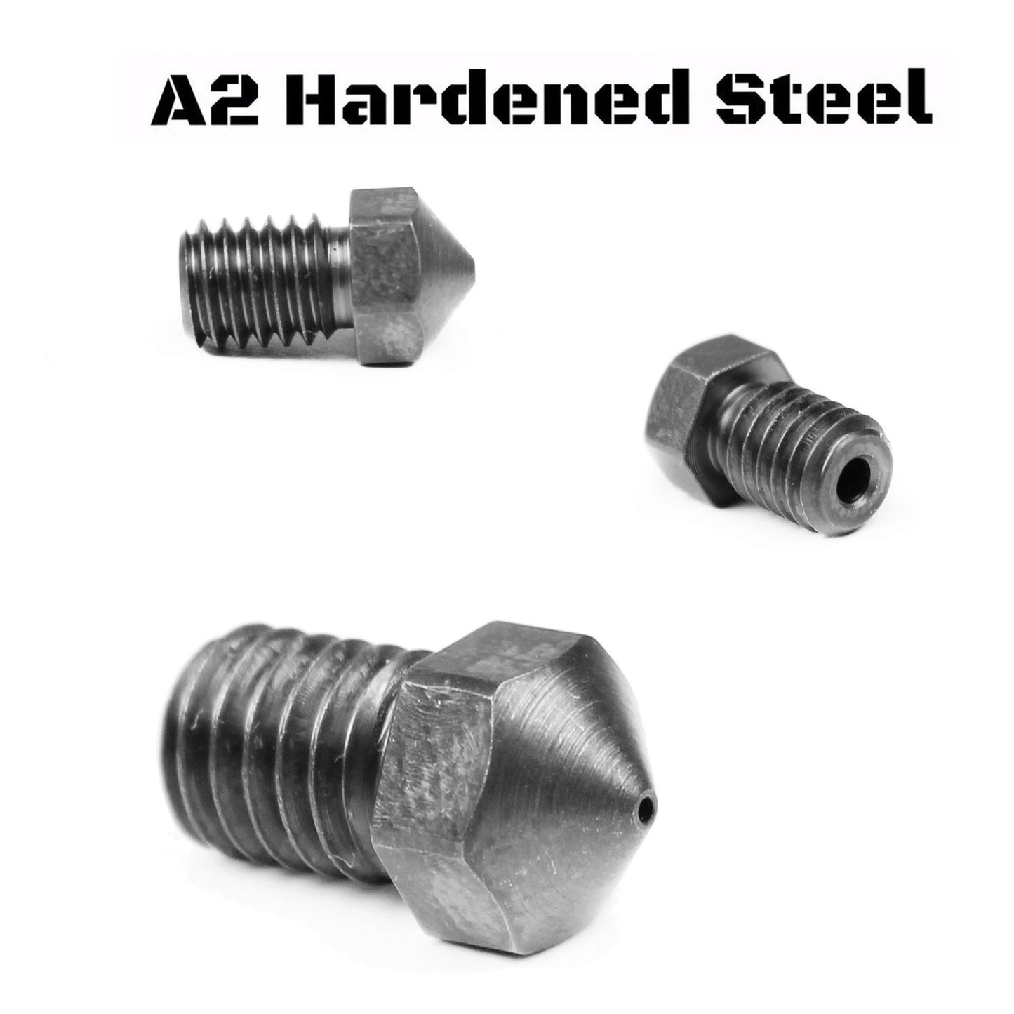 Micro Swiss - Plated A2 Nozzle - M6 0.4mm