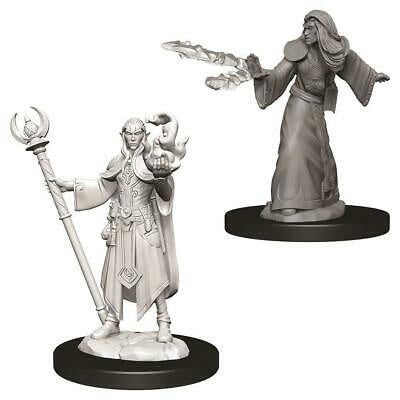 D&D Unpainted Mini - Male Elf Wizard 73709