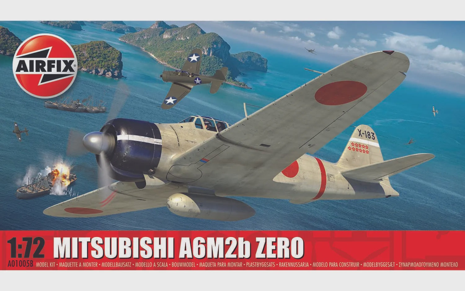 Mitsubishi A6M2B Zero 1/72 #01005B by Airfix
