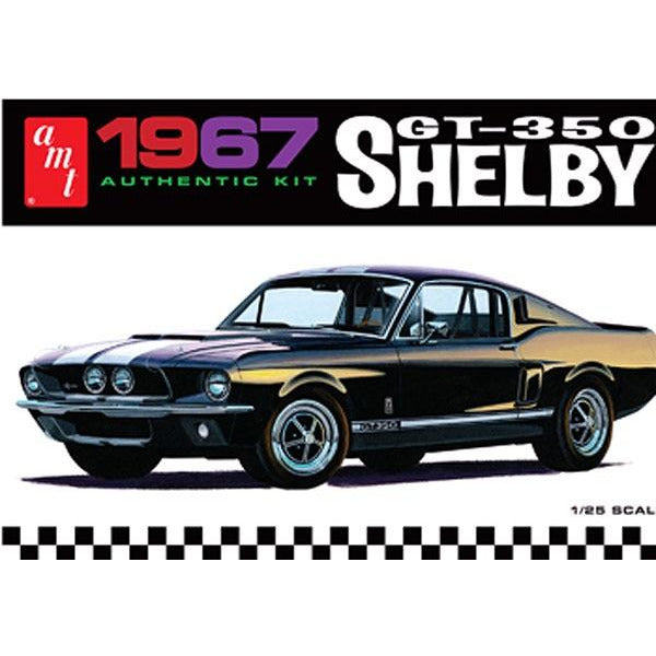 1967 Shelby GT350 (White) 1/25 Model Car Kit #0800 by AMT