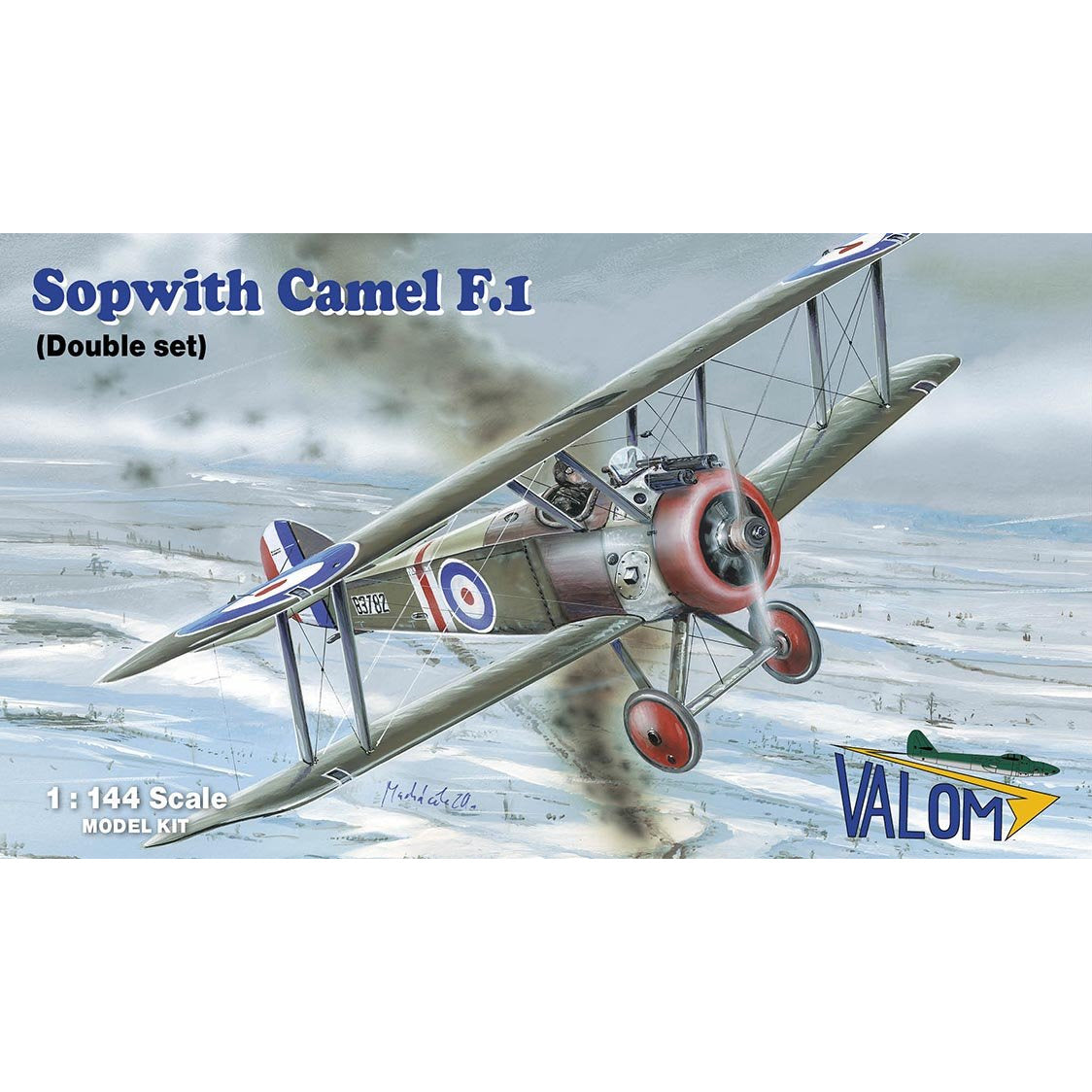 Sopwith Camel Double Set 1/144 by Valom