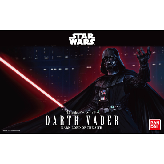 Star Wars Darth Vader 1/12 Action Figure Model Kit #191408 by Bandai
