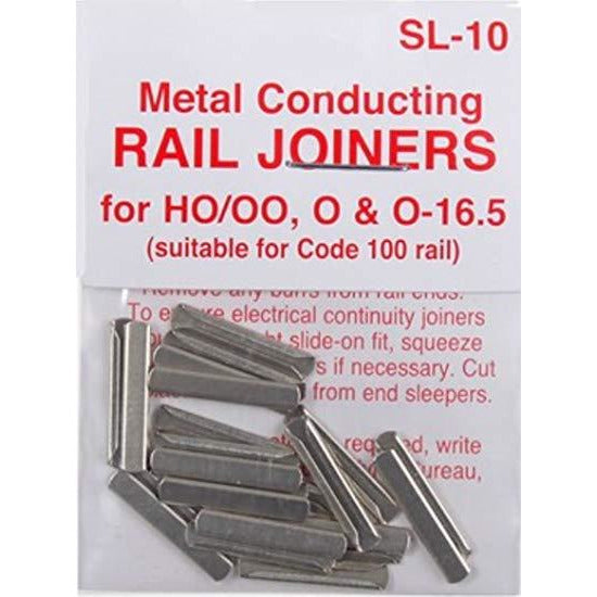 Peco Rail Joiners Conductive HO/OO/O Code 100 SL-10