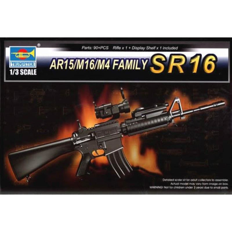 AR15/M16/M4 Family SR16 1/3 Scale #01912 by Trumpeter