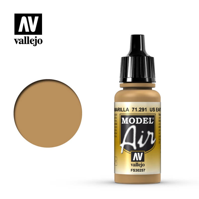 Vallejo Model Air 71.291 US Earth Yellow 17mL