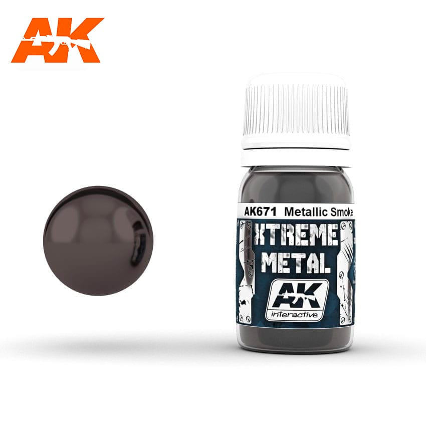 AK-671 Xtreme Metal Metallic Smoke