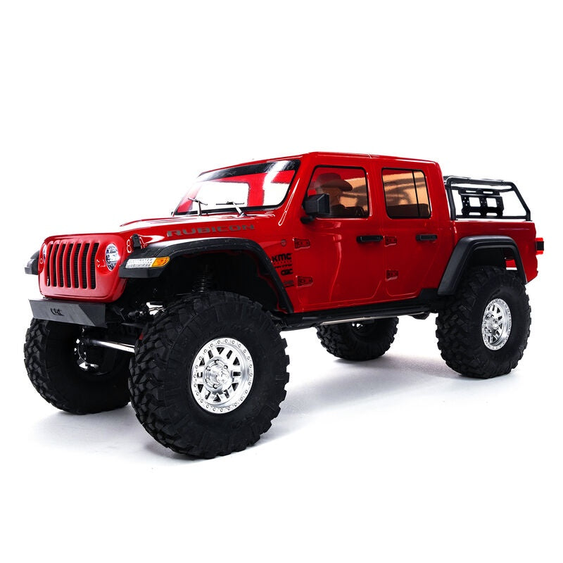 Axial 1/10 4WD Off-Road RTR Brushed SCX10 III Jeep JT Gladiator - Red AXI03006T2