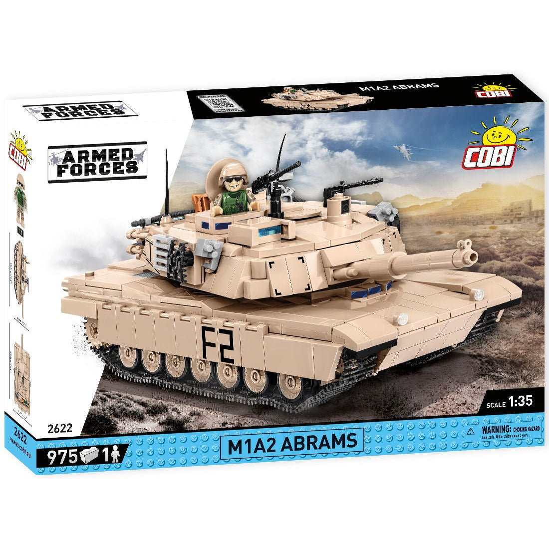 Cobi Armed Forces: 2622 M1A2 Abrams 975 PCS
