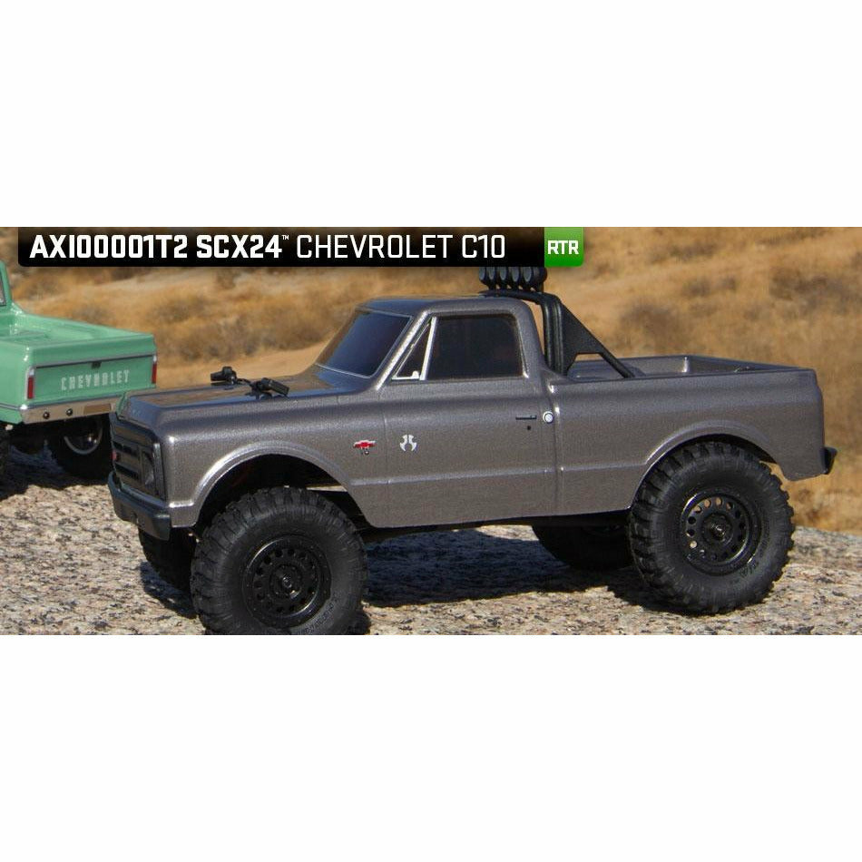 Axial SCX24 Deadbolt RTR 1/24 Brushed 4WD Crawler, Green AXI90081T2