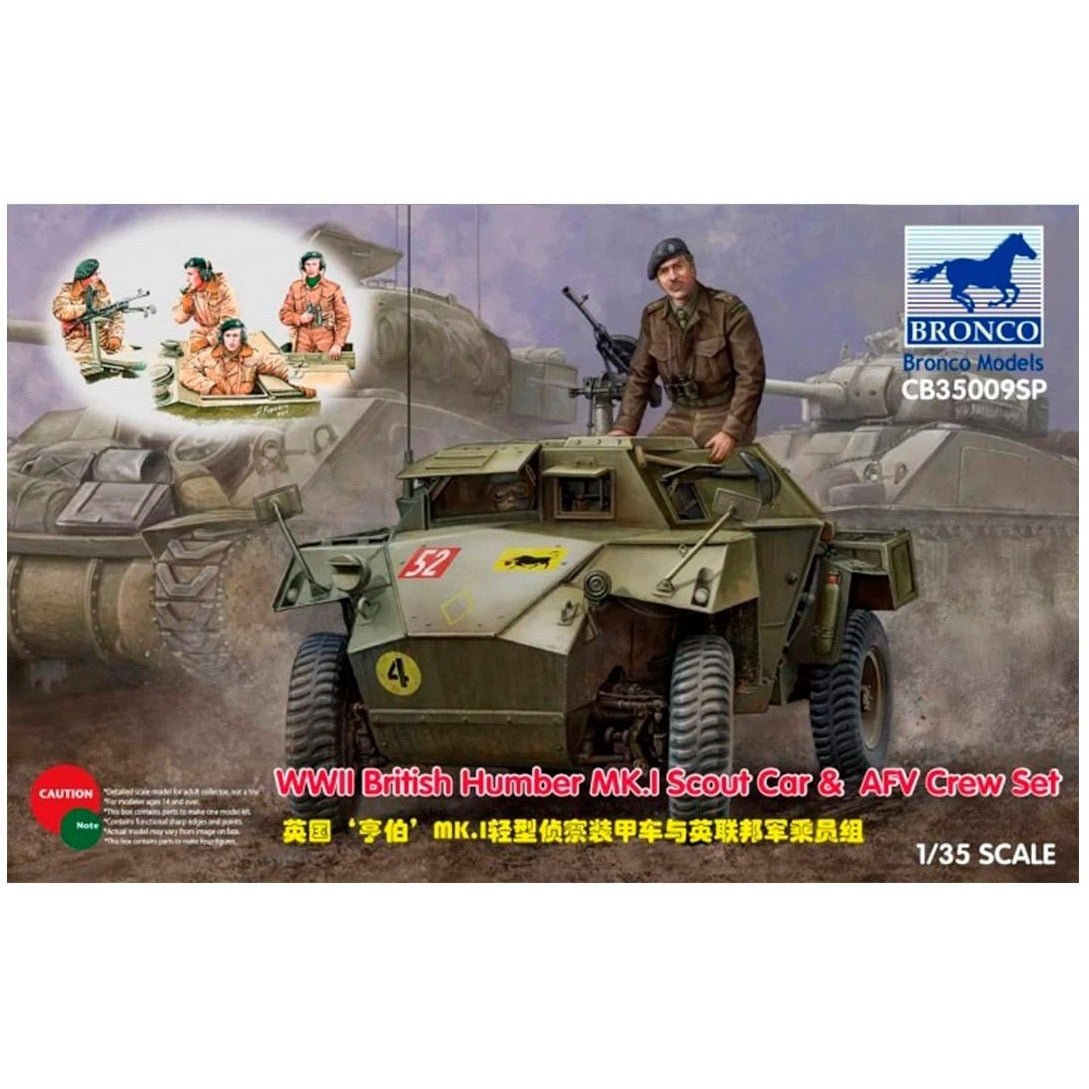 British Humber Mk. I Scout Car & AFV crew set 1/35 by Bronco