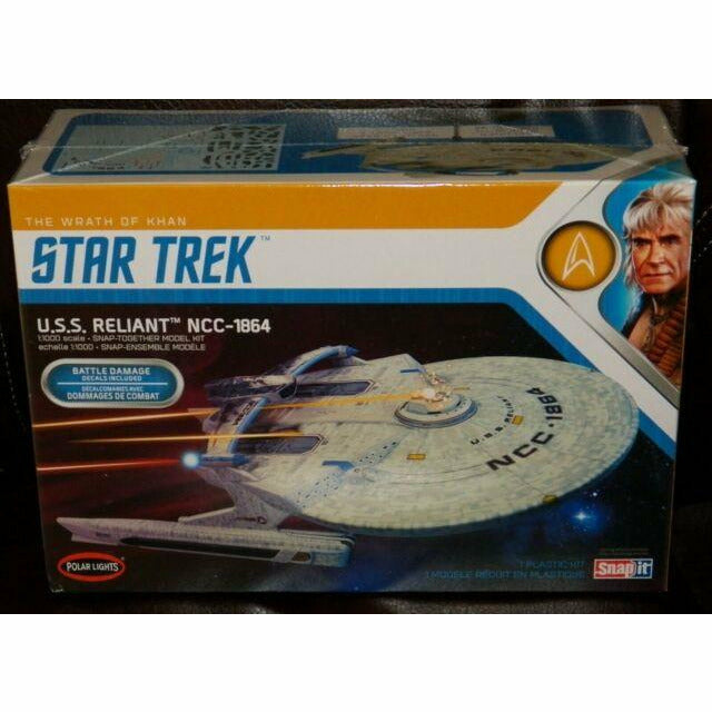 USS Reliant NCC-1864 The Wrath of Khan 1/1000 Star Trek Model Kit #975 by Polar Lights