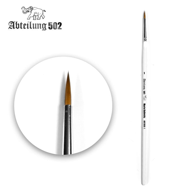 Abteilung502 Brush Marta Kolinsky Round 1 - ABT850-1