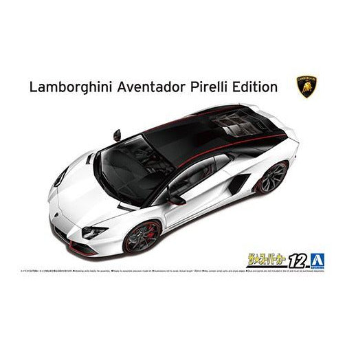 2015 Lamborghini Aventador Pirelli Edition 1/24 Model Car Kit #06121 by Aoshima