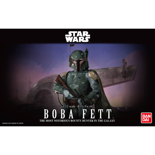 Star Wars Boba Fett 1/12 Action Figure Model Kit #5064107 by Bandai