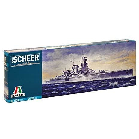 Admiral Scheer 1/720 Model Ship Kit #508 by Italeri