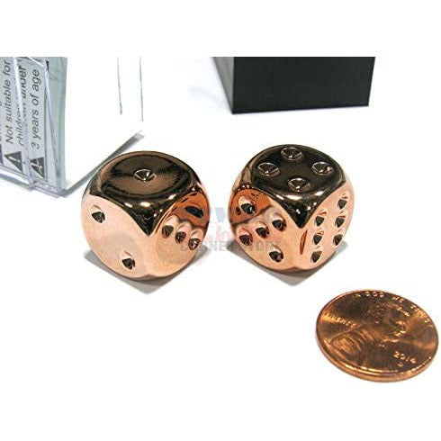 Chessex Copper Plated 16mm D6 CHX29011