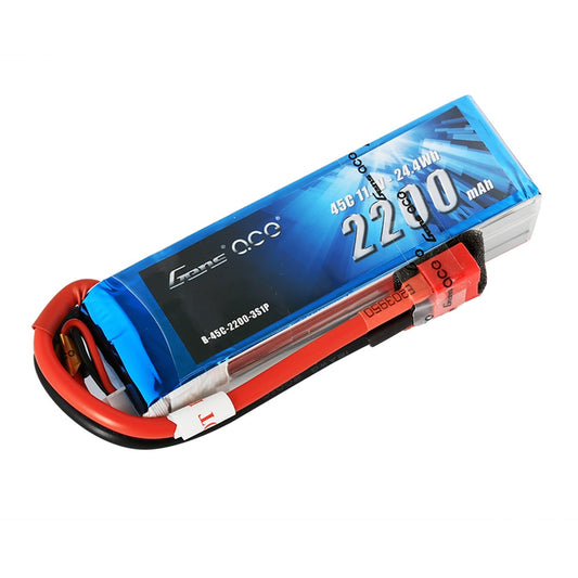 Gens Ace - 012 - 2200mAh 3S1P 11.1V 45C LiPo