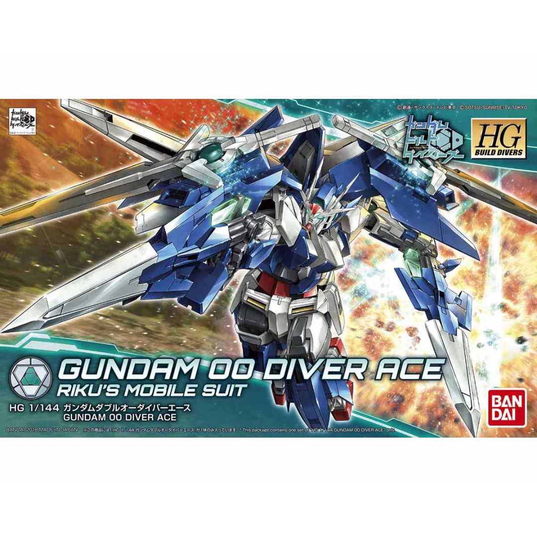 HGBD 1/144 #09 Gundam 00 Diver Ace #0225756 by Bandai