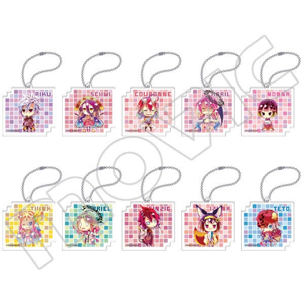[Online Exclusive] No Game No Life: Zero Acrylic Keychain Collection (1 Random Blind Pack)