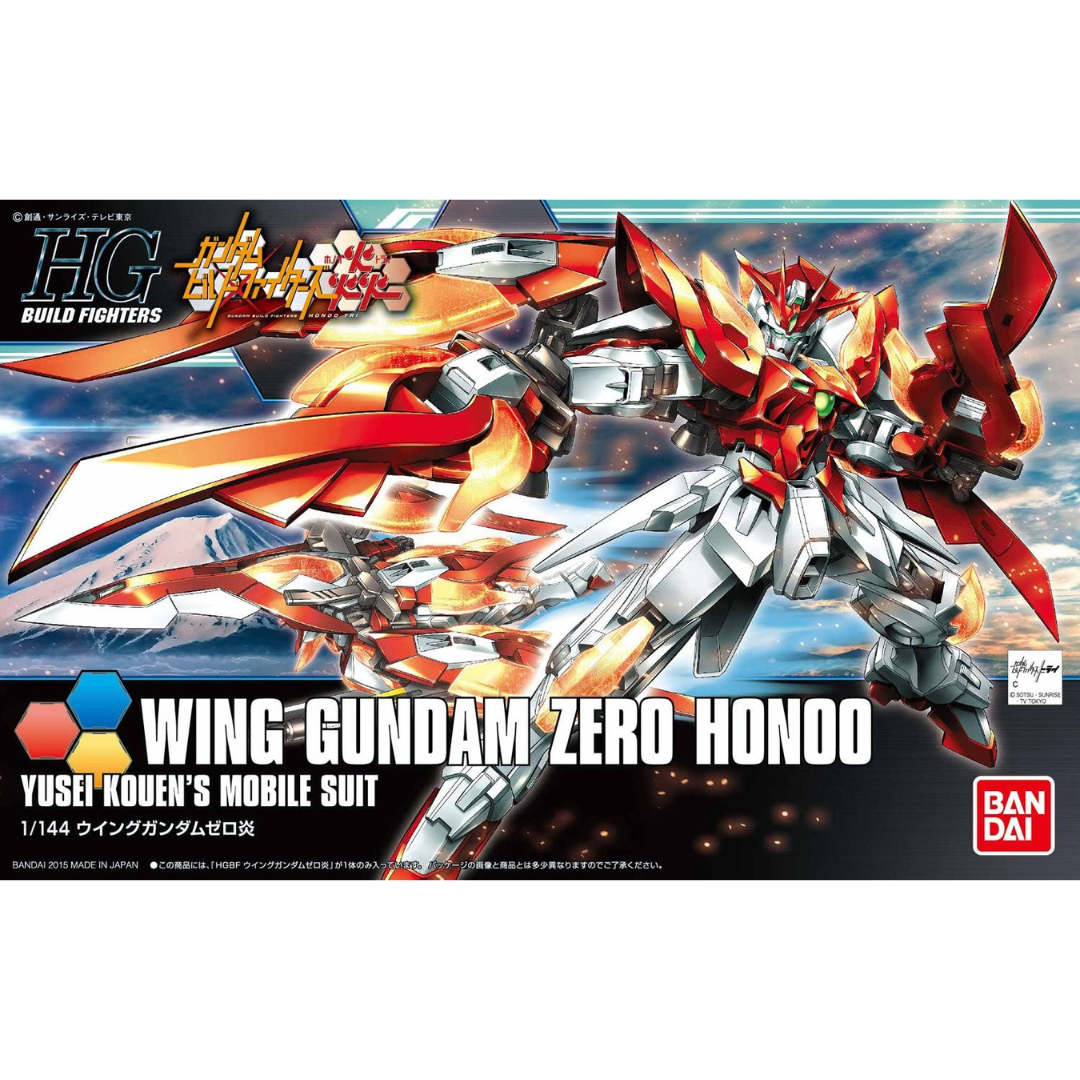 HGBF 1/144 #33 Wing Gundam Zero Honoo #5055440 by Bandai