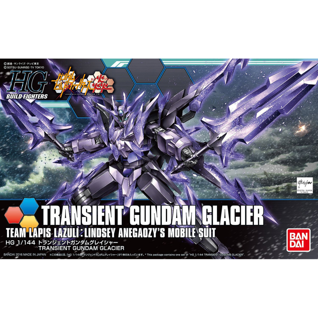 HGBF 1/144 #50 Transient Gundam Glacier #5055443 by Bandai