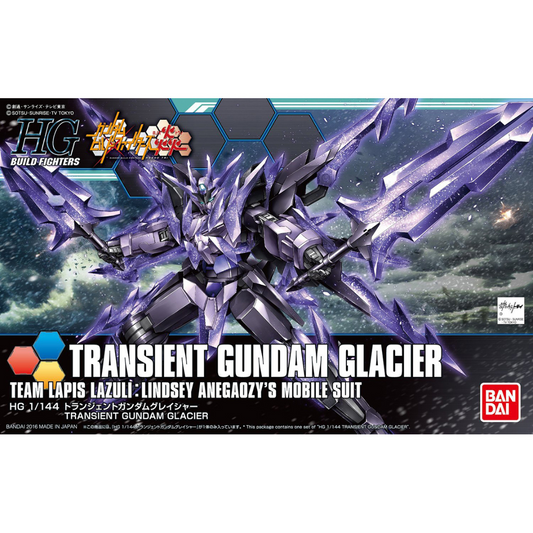 HGBF 1/144 #50 Transient Gundam Glacier #5055443 by Bandai