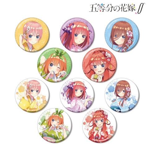 [Online Exclusive] The Quintessential Quintuplets Season 2 [Especially Illustrated] Cherry Blossoms Wasou Ver. Trading Can Badge (1 Random Blind Pack)