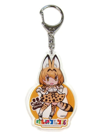[Online Exclusive] Kemono Friends Acrylic Keychain Picture Book - Serval