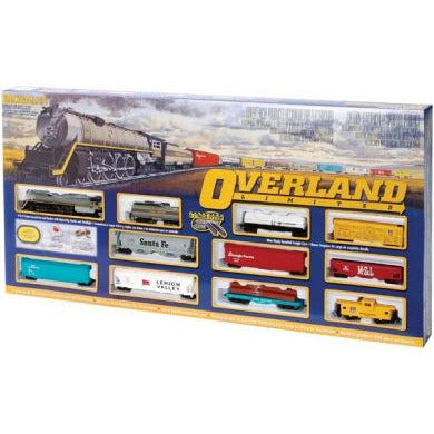 HO Overland Limited Steam Train Set