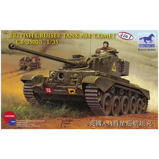 British Cruiser Tank A34 Comet 1/35 by Bronco