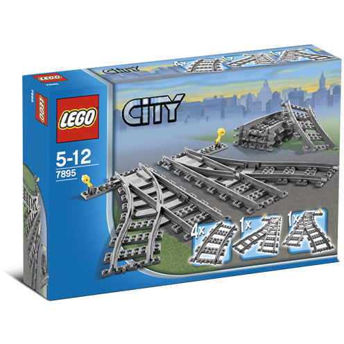 lego city blue train