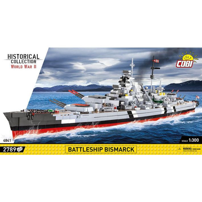Cobi Historical Collection WWII: Battleship Bismarck 2789 PCS