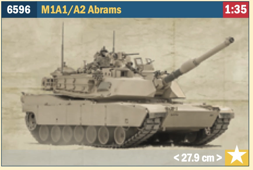 M1A1/A2 Abrams 1/35 #6596 by Italeri