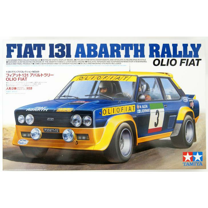 Fiat 131 Abarth Rally Olio Fiat 1/20 #20069 by Tamiya | BC Hobbies