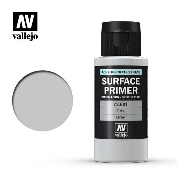 VAL73601 Acrylic Polyurethane Primer - Grey (60ml)