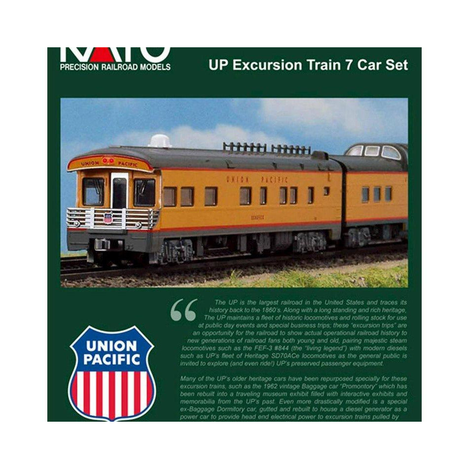 Kato UP Excursion Train 7 Car Set