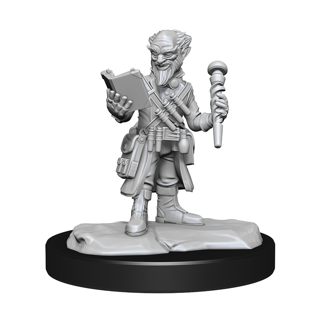 D&D Unpainted Mini - Gnome Artificer Male 90232