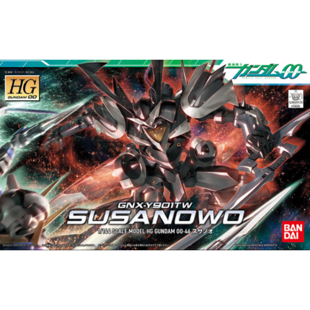 HG 1/144 Gundam 00 #46 GNX-Y901TW Susanowo #5060650 by Bandai