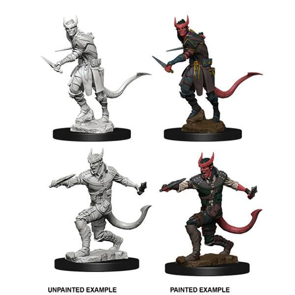 D&D Unpainted Mini - Tiefling Male Rogue 73338