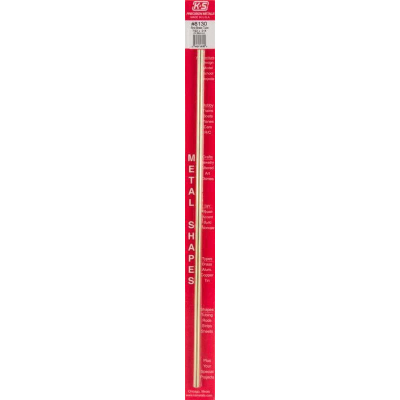 K&S Round Brass Tube - 7/32" OD KSE8130