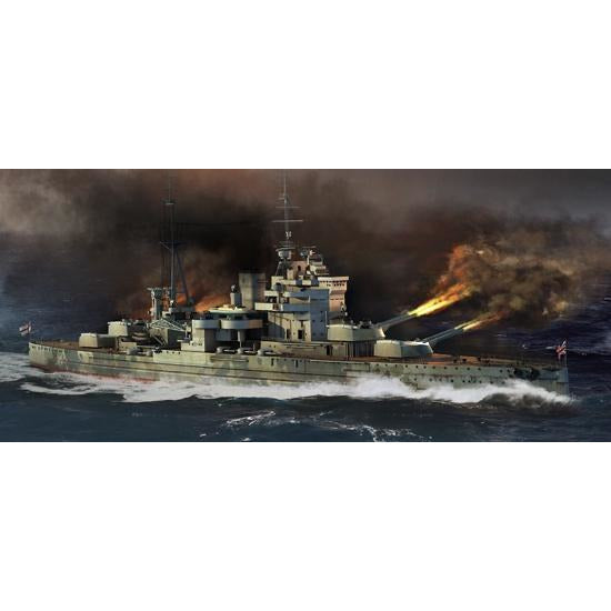 HMS Queen Elizabeth 1941 1/700 Model Ship Kit #5794 by Trumpeter