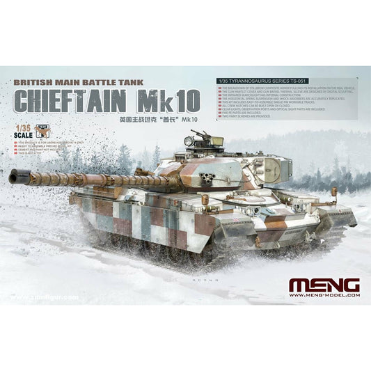 British Main Battle Tank Chieftain MK10 1/35 #TS-051 by Meng