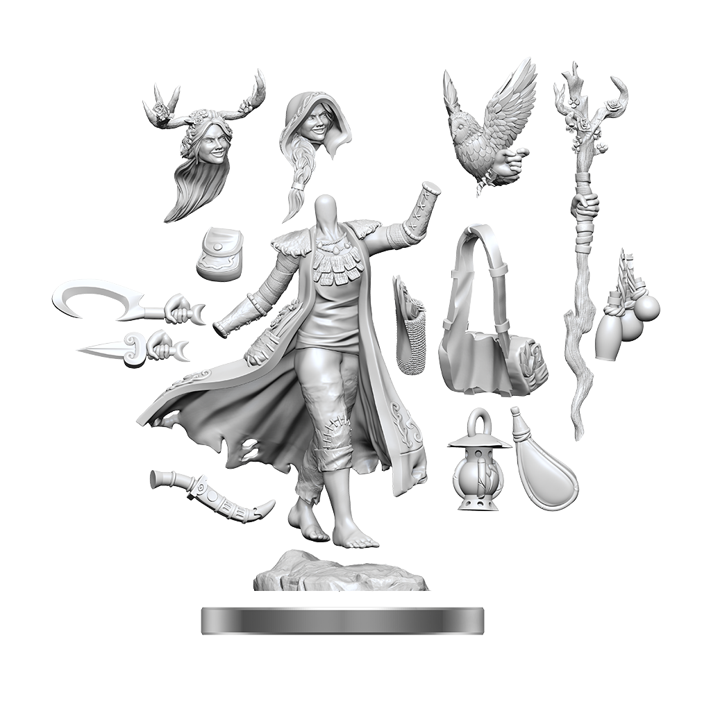 D&D Frameworks: Human Druid Female 75012