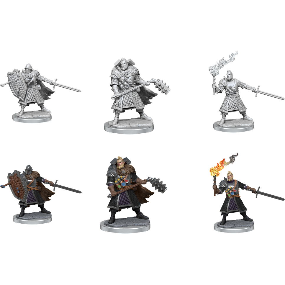 D&D Frameworks: Human Fighter Male 75013