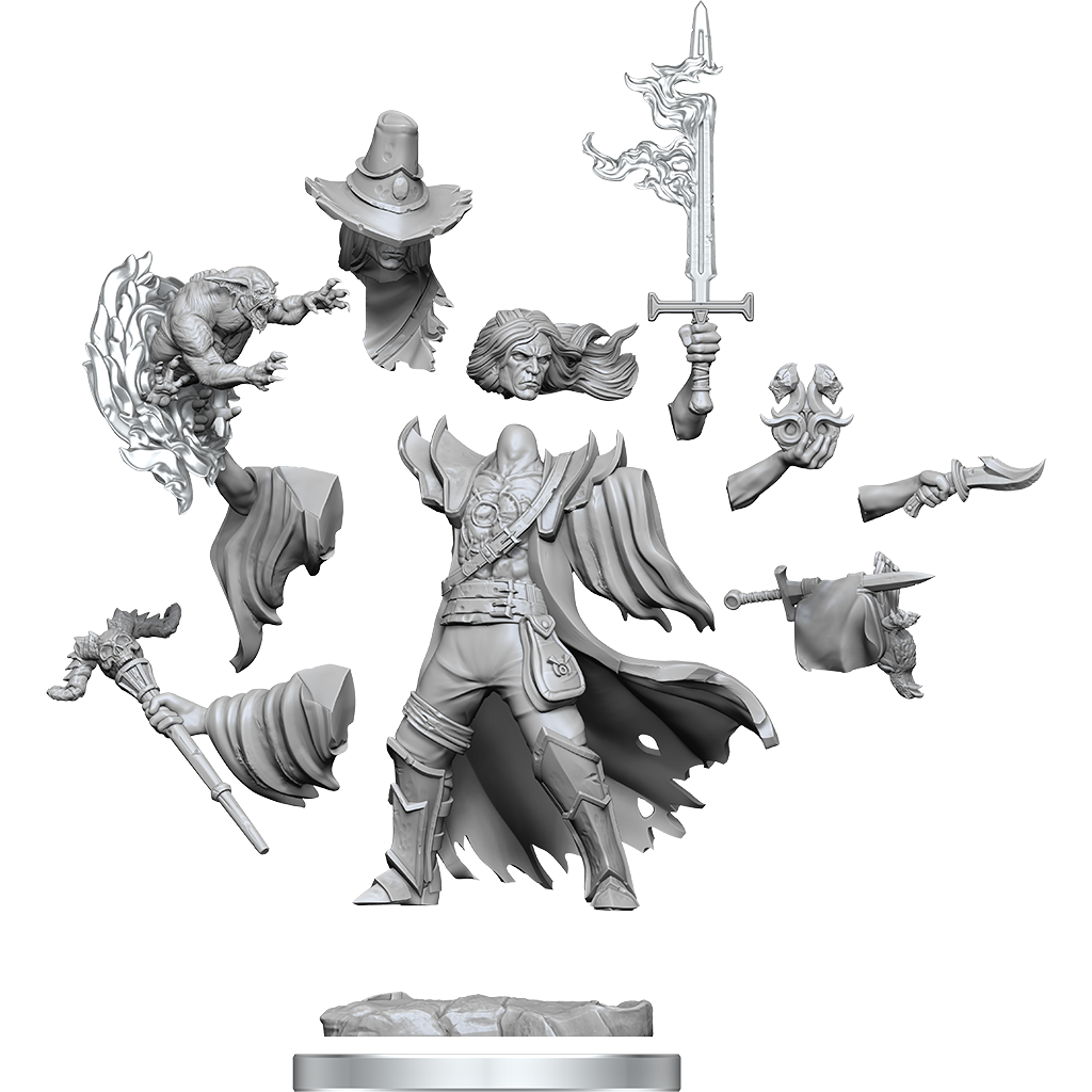 D&D Frameworks: Human Warlock Male 75039