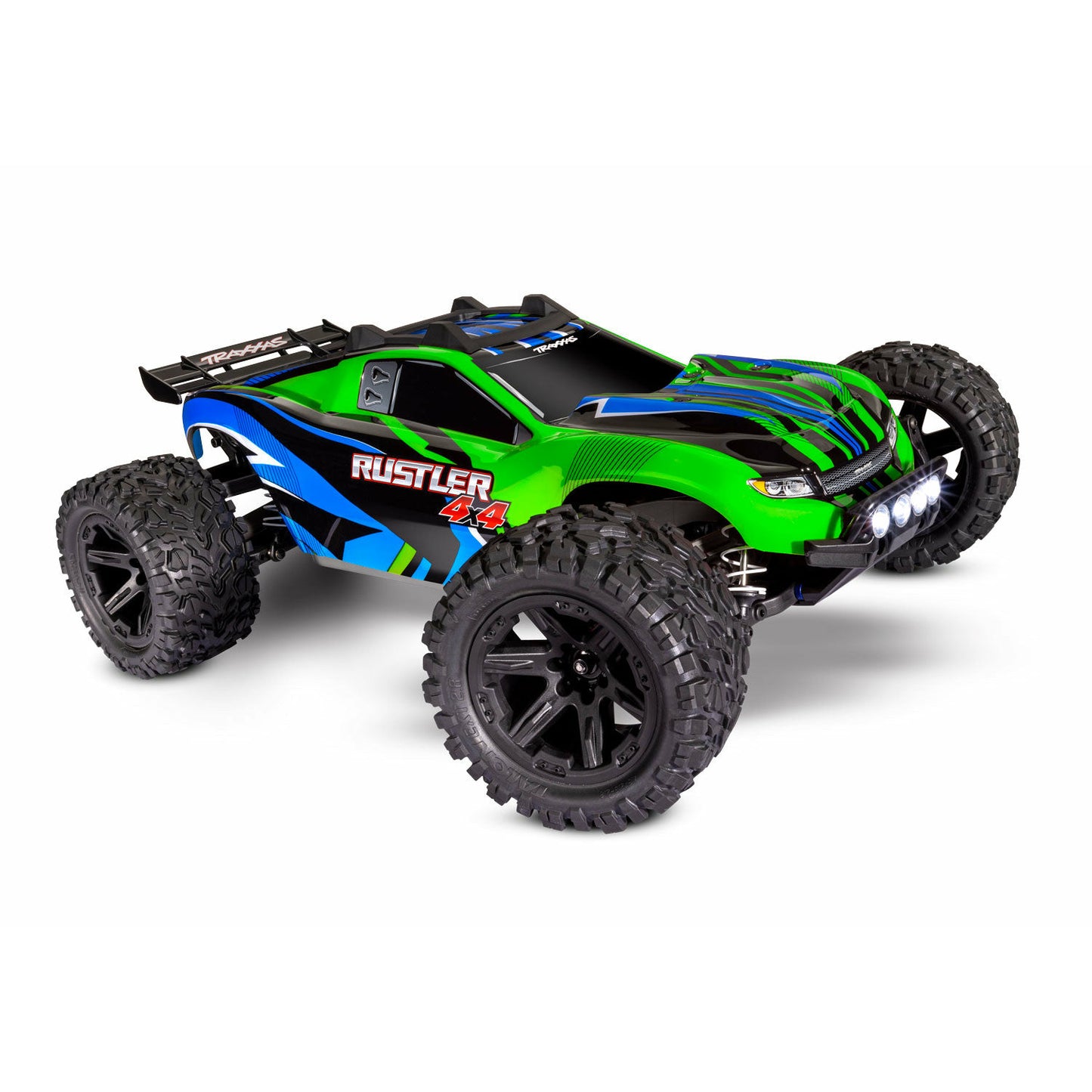 Traxxas Rustler 4X4 1/10 4WD Stadium Truck RTR w/ LED Lights