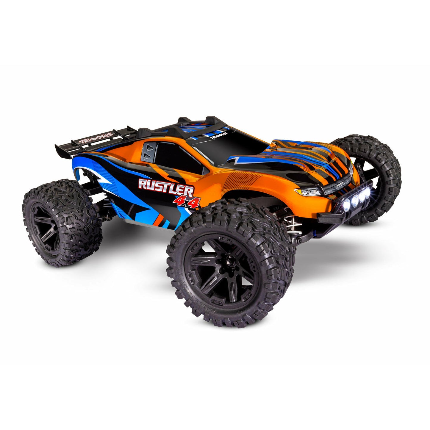 Traxxas Rustler 4X4 1/10 4WD Stadium Truck RTR w/ LED Lights