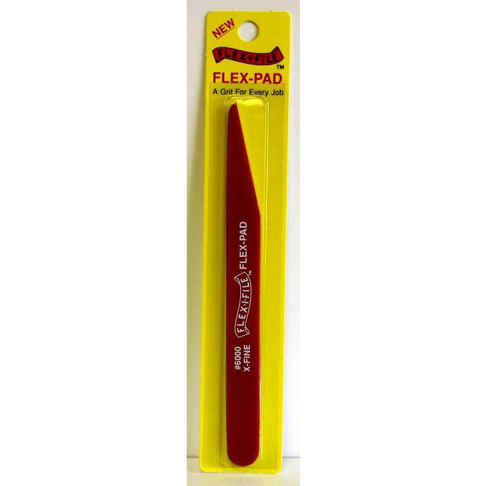 Flex-I-File Sanding Stick #6000 X Fine (Red) FLE6000