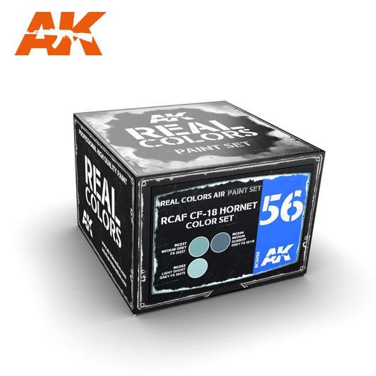 AK-RCS056 Real Colors set of 3 Paint Set RCAF CF-18 Hornet Colour Set