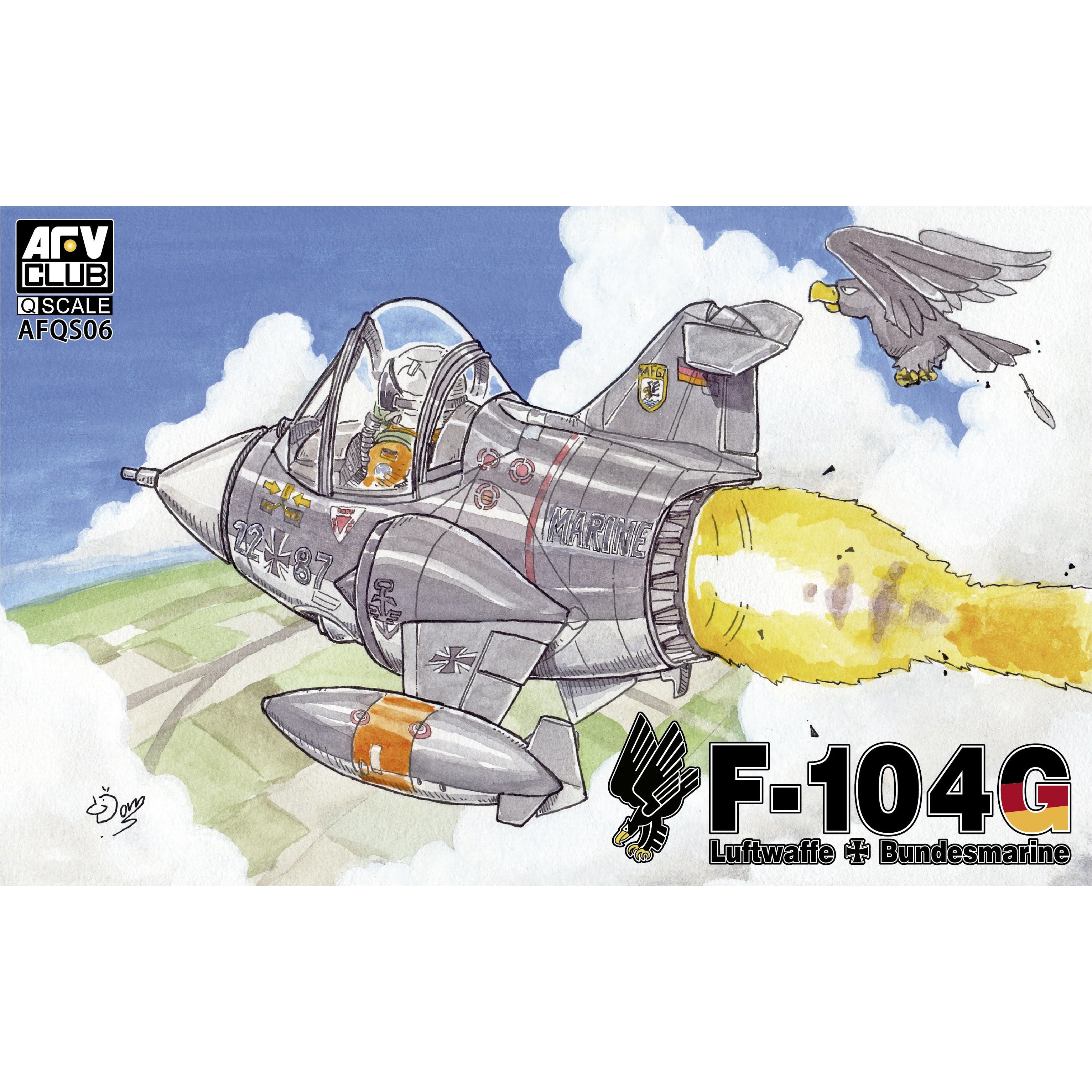 F-104G Q-Series Luftwaffe  1/35 #AFQS06 by AFV Club